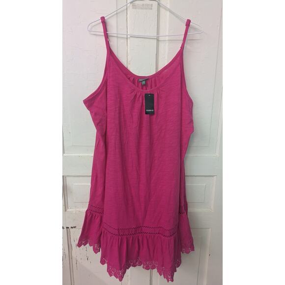 torrid Other - NWT Torrid Crochet Ruffle cover-up Dress womens 3X